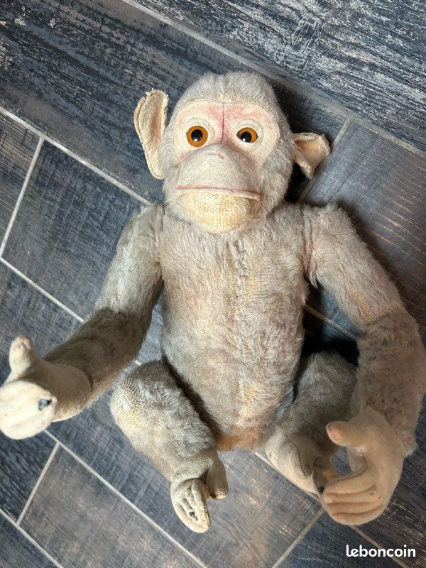 Ancien singe en peluche (image 4)