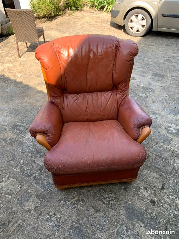 Fauteuil en cuir (image 2)
