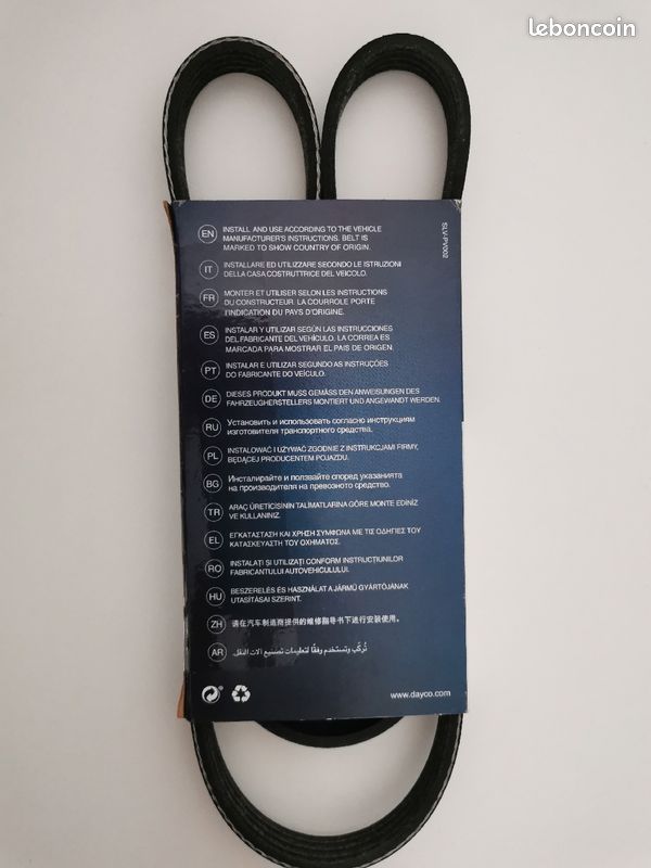 Courroie Accessoire DAYCO 4PK698 - Pour Fiat Punto, Peugeot 205, Citroën Visa, Etc.