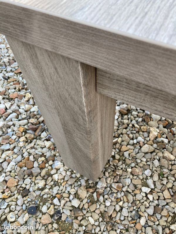 Table basse carrée stone chêne gris (image 5)