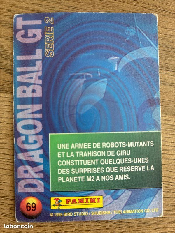Carte Dragon Ball GT Série 2 - Carte n 69 (image 2)