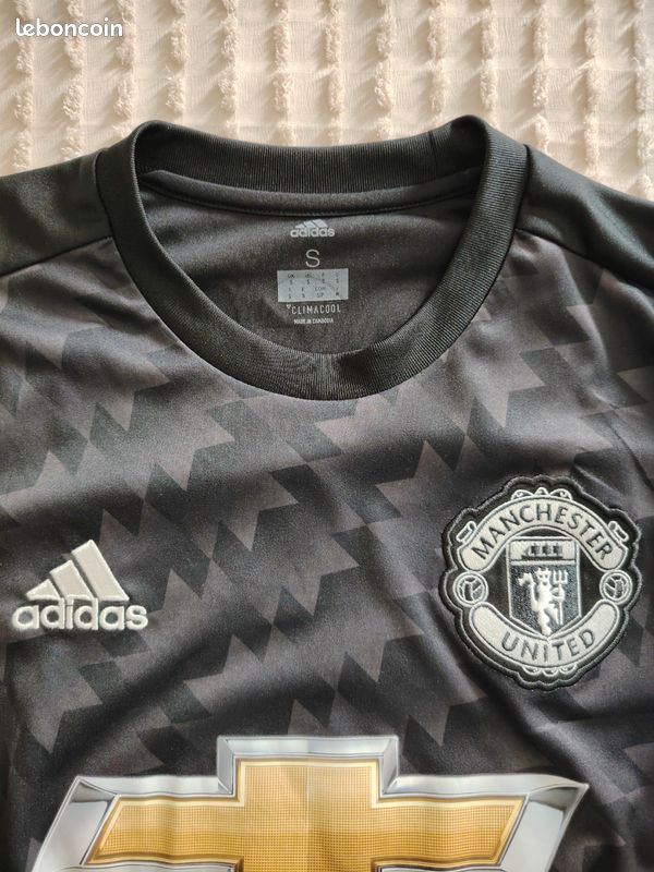 Flocage Officiel Manchester United – Pogba – 2016/2017 – Domicile Noir