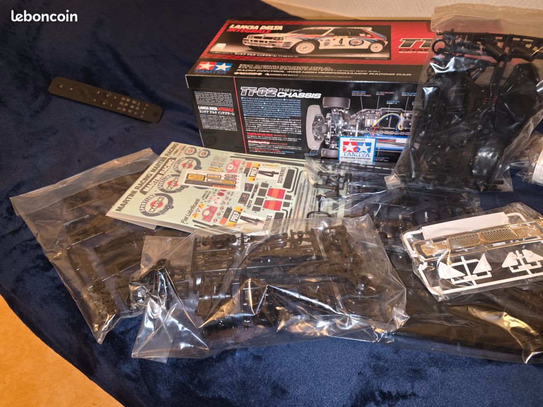 Tamiya 58570L - PACK COMBO Lancia Delta Integrale TT02 1/10 < Kits éléctriques < IDF Modélisme