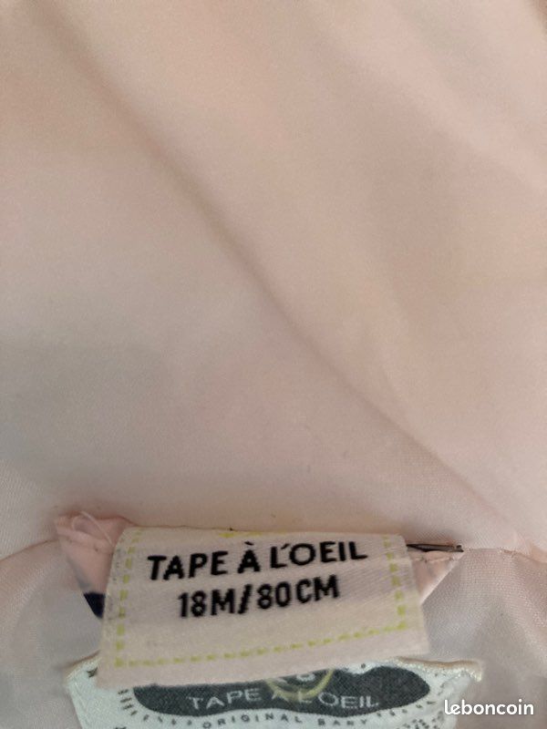 Doudoune Tape à l’oeil bébé rose 2 tailles (image 3)