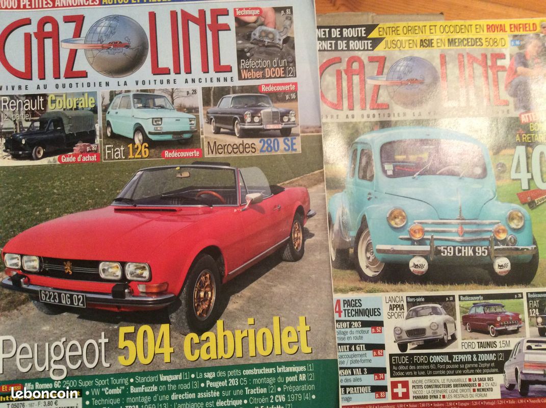Magazines Gazoline du n° 96 au n° 194 (image 3)