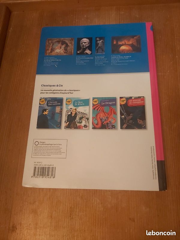 Manuel scolaire Latin 3e, édité par Hatier en association avec Les Belles Lettres (image 2)