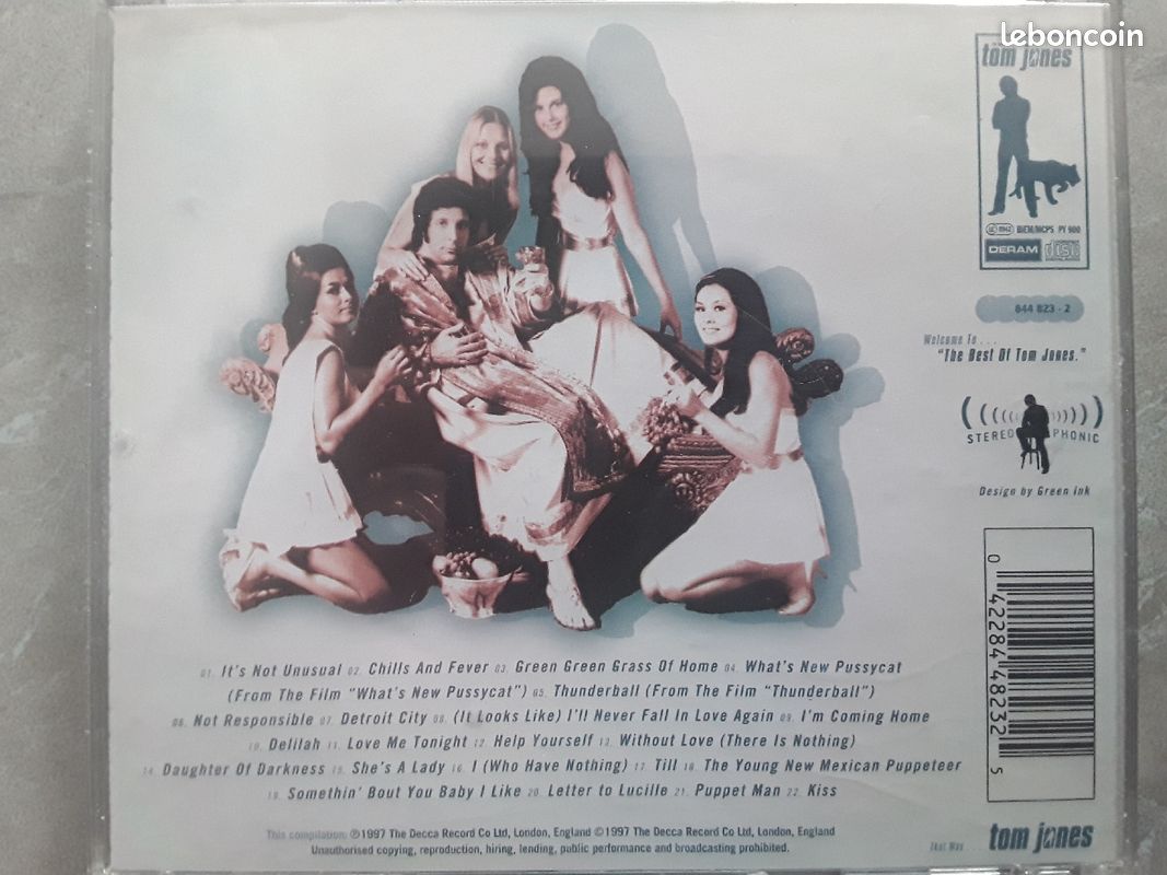 TOM JONES : THE BEST OF... ▪ Album CD (image 3)