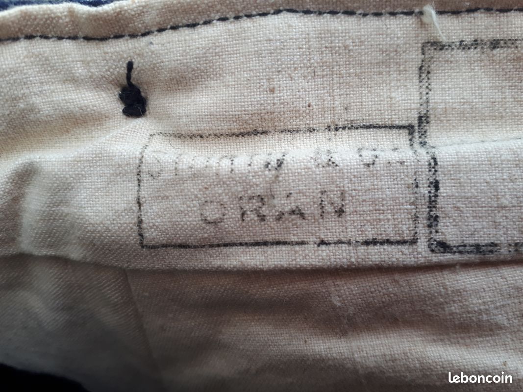 Pantalon à pont ancien en laine T 42, guerre Algérie (image 8)
