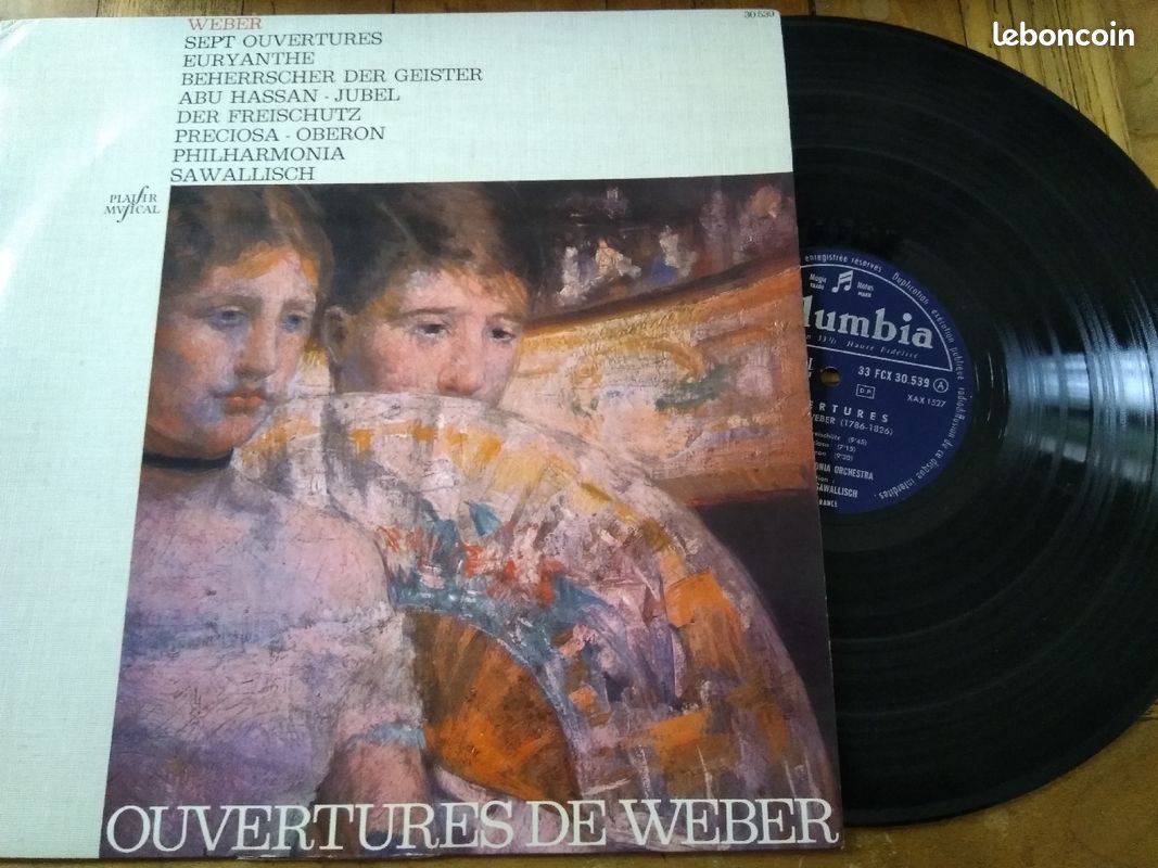 Disque Vinyle de Carl-Maria VON WEBER 33T (image 2)