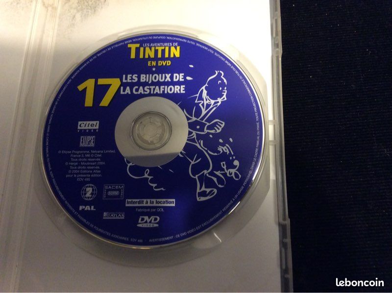 DVD Les Aventures De tintin Les Bijoux De La Castafiore. 17 (image 3)
