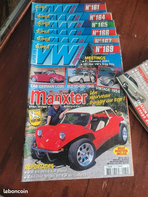 Lot 9 Mag SUPER VW MAG + Posters + 3 Magazines Cadeaux (VW Tech / Nitro) (image 1)