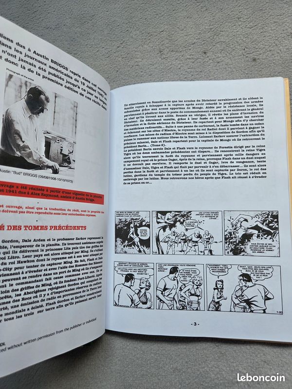 Lot FLASH GORDON Austin BRIGGS Editions La Porte Dorée et Mongo version intégrale L'âge d'or 1940 1944 tomes 1 2 3 4 rare voire introuvable (image 17)