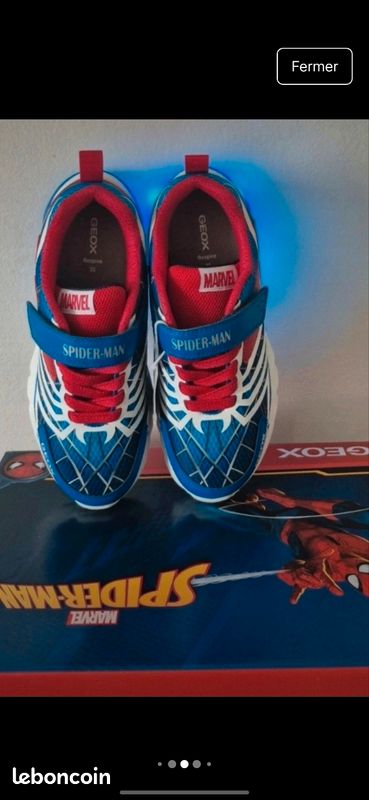 Basket geox marvel enfants garçon 👦 Chaussures