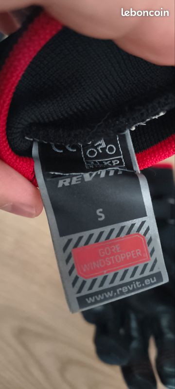 Gants Moto Revit Windstopper (image 3)
