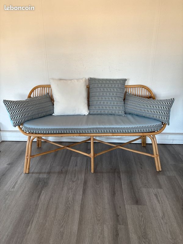 Banquette osier (image 1)