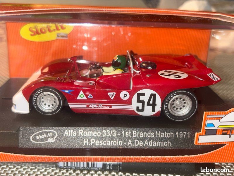 Slot It Alfa Romeo 33/3 White Partially Un-Assembled 1/32 Slot Car Kit CA11Z1