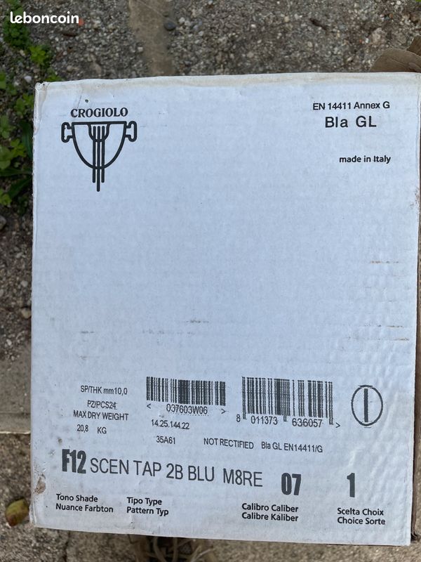 Carrelage pour une pièce 16 m2 Marazzi tappeto blu 2 b sol/revêtement (image 5)