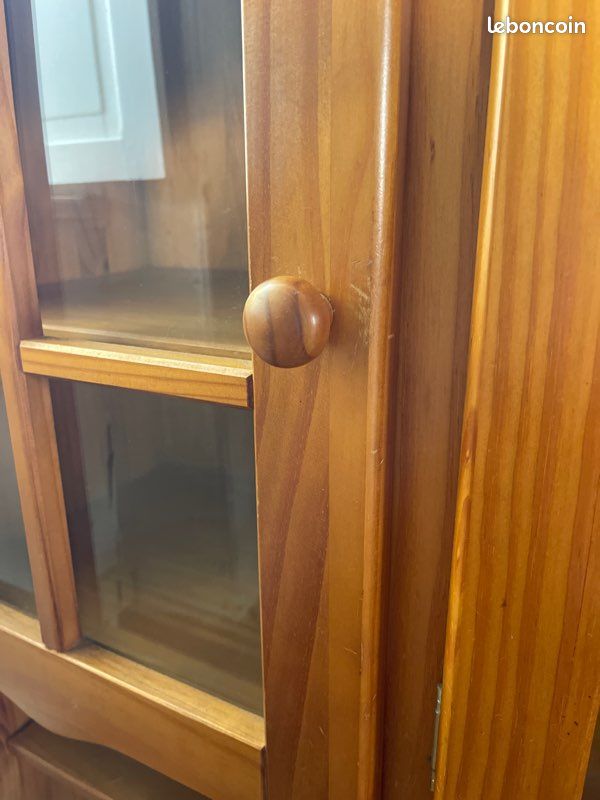 Partie haute de buffet / vaisselier en bois (image 3)