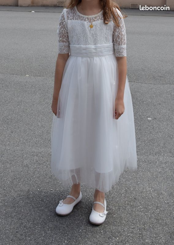 Robe de cérémonie fille taille 8-9 ans (image 1)