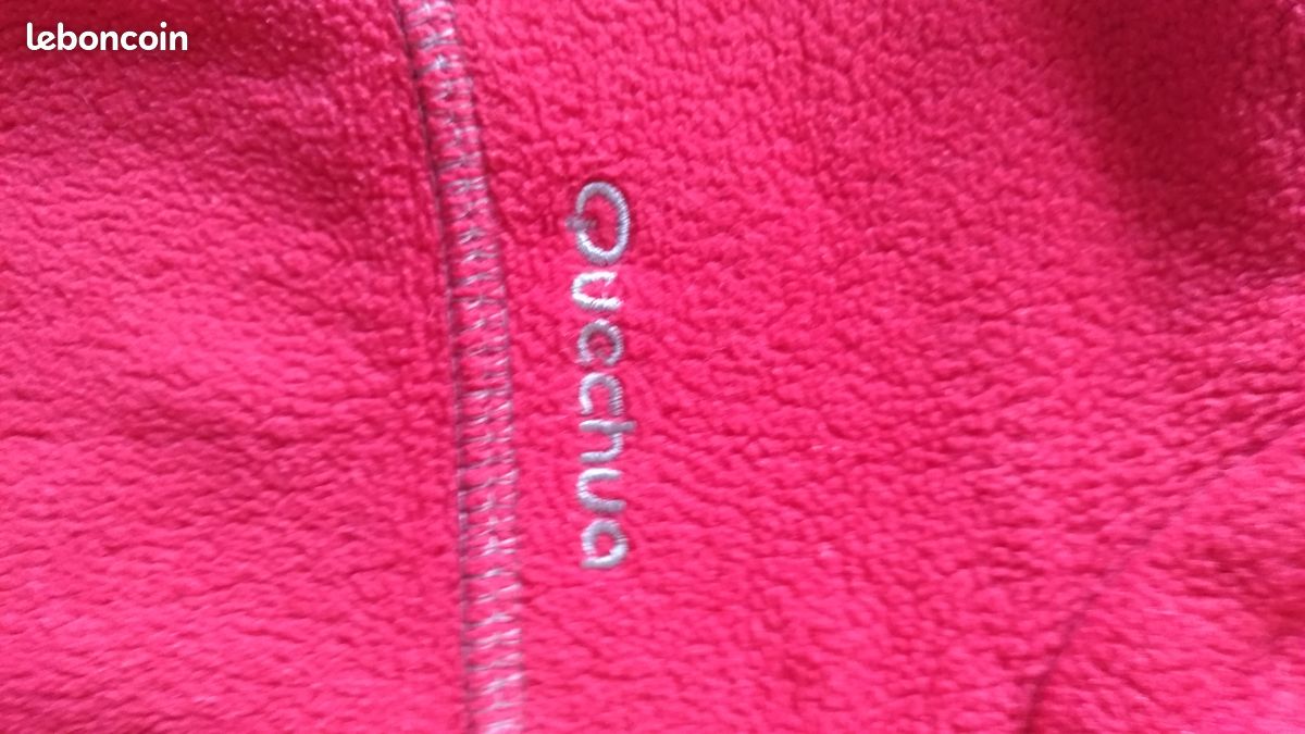 Veste polaire rouge Quechua 6 ans (image 4)
