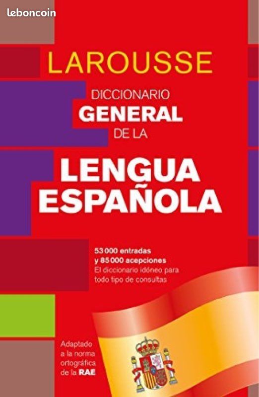 Dictionnaire monolingue espagnole (image 1)