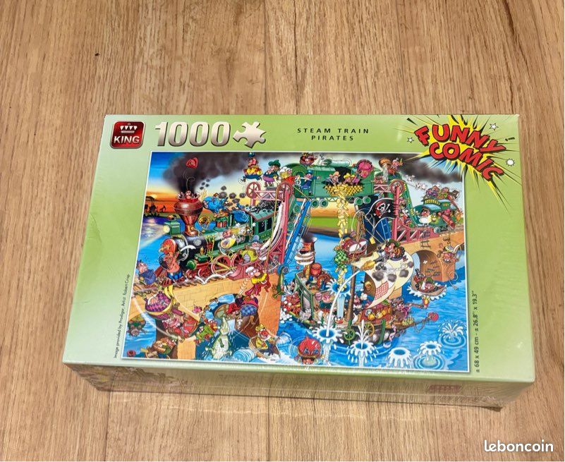 Puzzle 1000 pièces King Funny comic / emballage sous film (image 1)