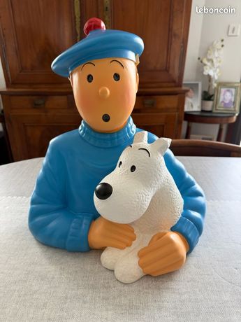 BUSTE TINTIN RACKHAM le rouge impression 3d résine EUR 24,90 - FR