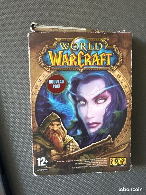 JEU PC COFFRET WORLD OF WARCRAFT BLIZZARD EUR 10,00 - FR