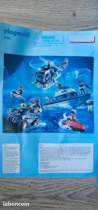 Playmobil set Police 9043 complet (image 4)