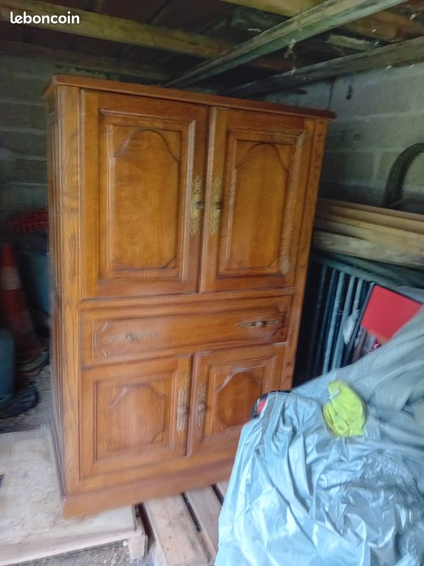 Meuble TV chêne a donner (image 1)