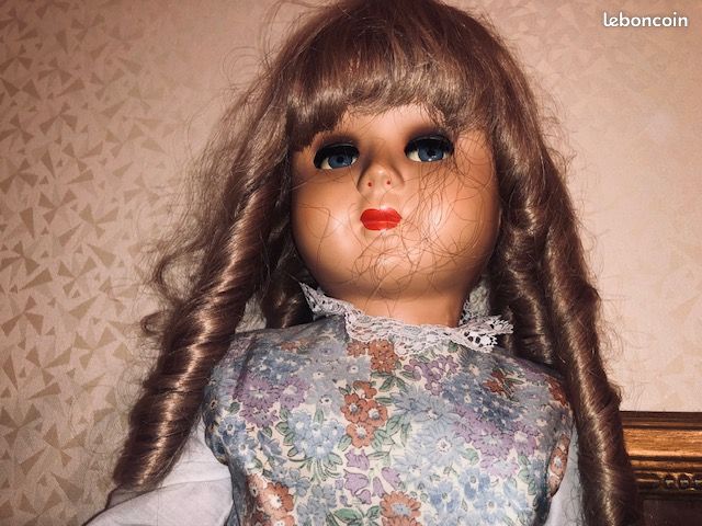 Poupee ancienne tete porcelaine d'occasion - Collection