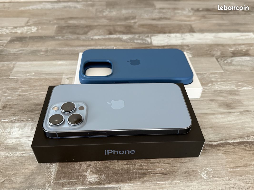 Iphone 13 Pro 256 Go, excellent état, bleu (image 1)