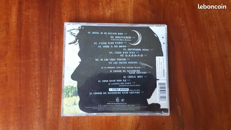CD Thomas Dutronc Album Comme un manouche sans guitare (image 4)