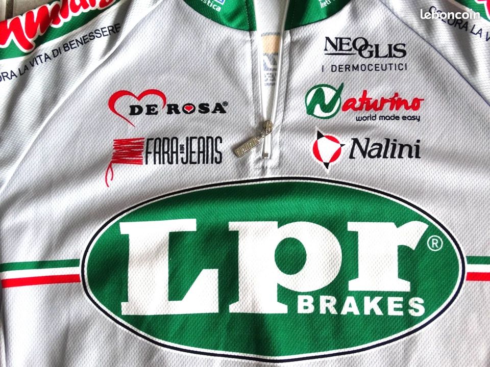 Maillot cyclisme velo LPR brakes 2008 vintage taille L tour de Fr