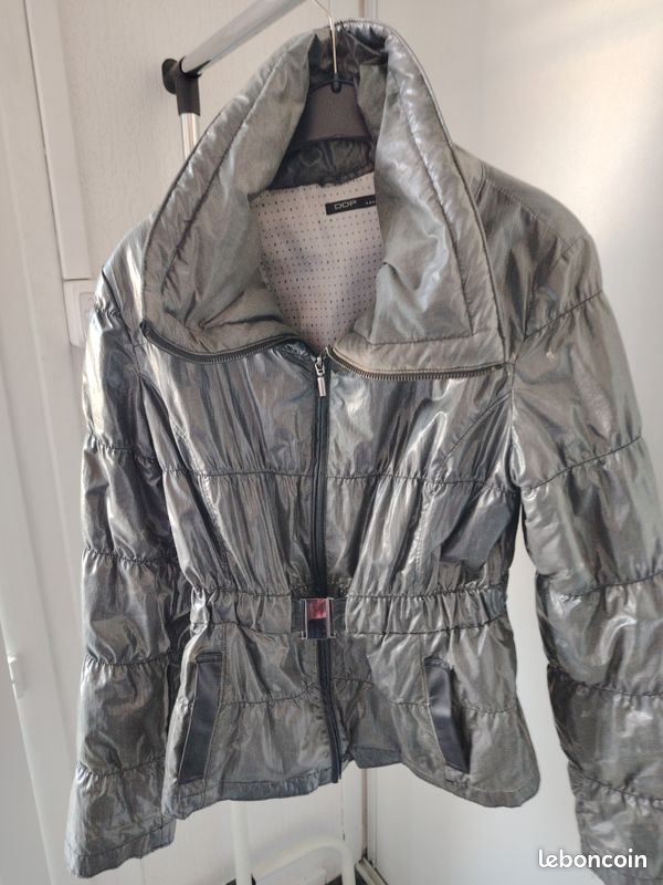 Veste Rayée Grise DDP Pour Femme Taille L - Neuf Avec étiquettes, Coton Mixte