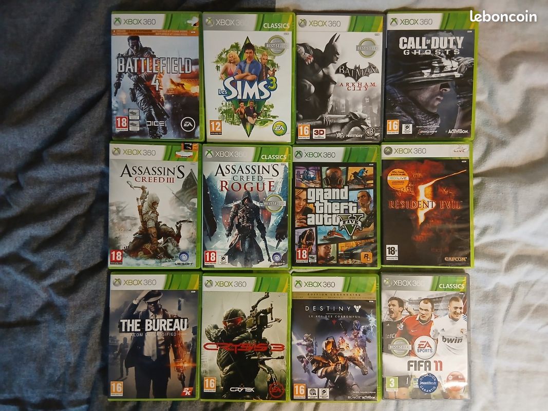 Lot De Jeux Xbox 360 - Dont GTA 4 - Très Bon état