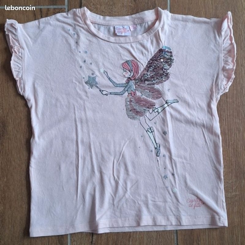 T-Shirt Fée 8 ans Caprice de Filles (image 1)