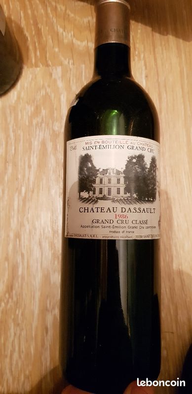 Chateau dassault grand cru classé 1986 (image 1)