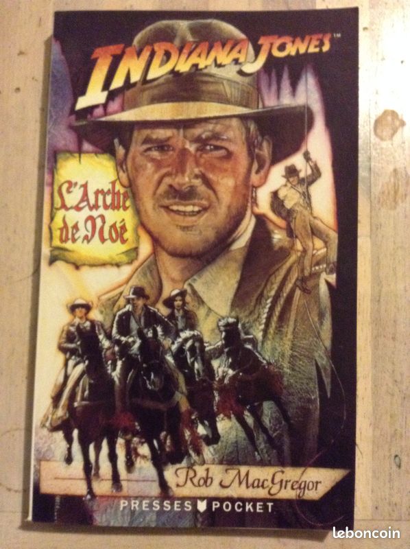 Livre de poche Indiana Jones l'arche de Noé Presses Pocket Rob Mac Gregor 1993 (image 1)