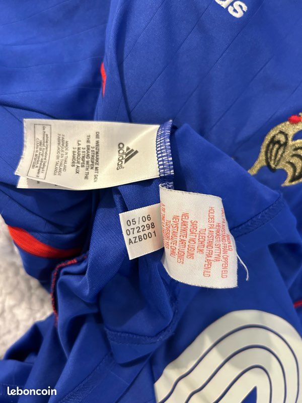 Maillot football vintage Equipe de France domicile #22 Ribery