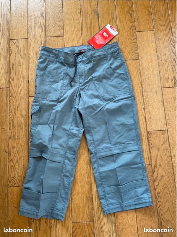 NEUF Pantacourt Corsaire kaki NorthFace T36-38 Vêtements