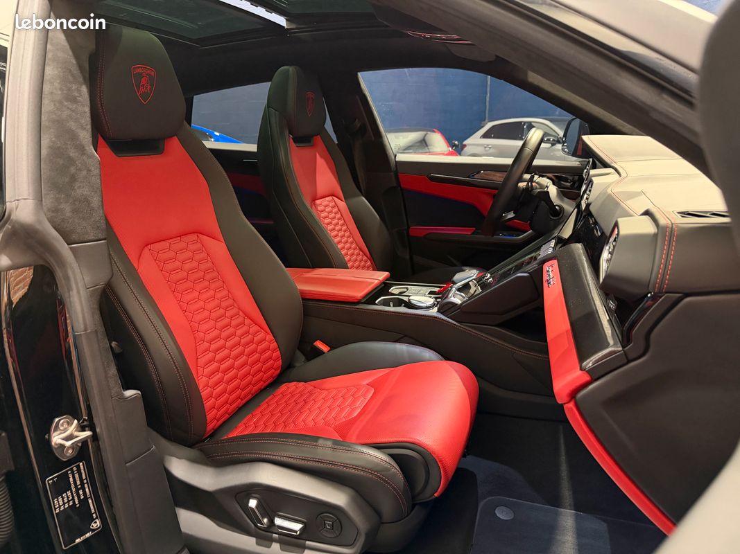 Lamborghini urus v8 4.0 650 suivi complet- hud - camera 360° - carplay - immat france (image 11)