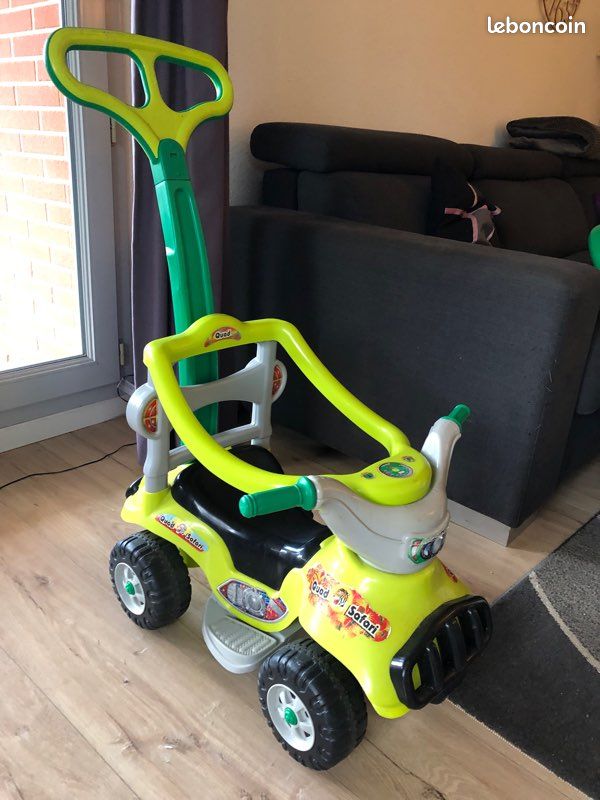 Porteur enfant « quad safari » avec arceau de sécurité Jeux Jouets