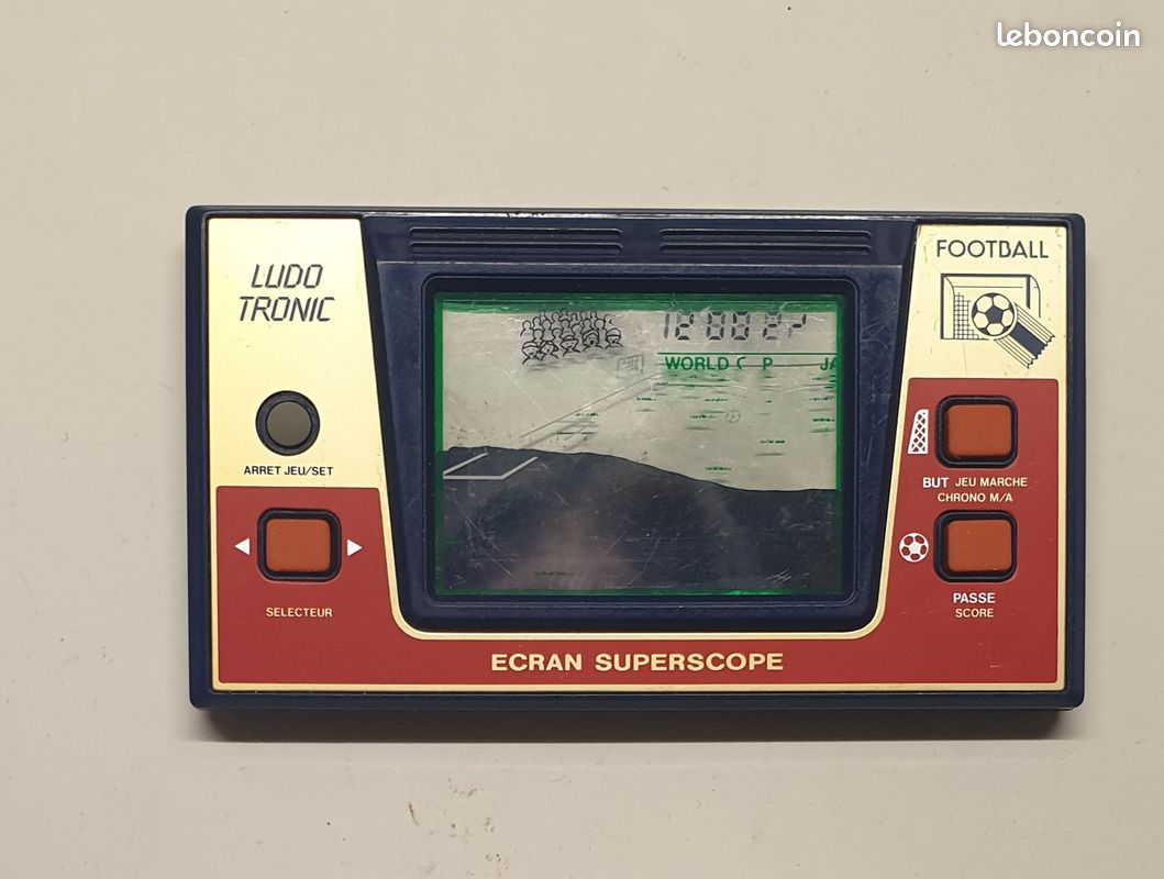 Jeu de football vintage Sega LCD : jouet Happy Meal