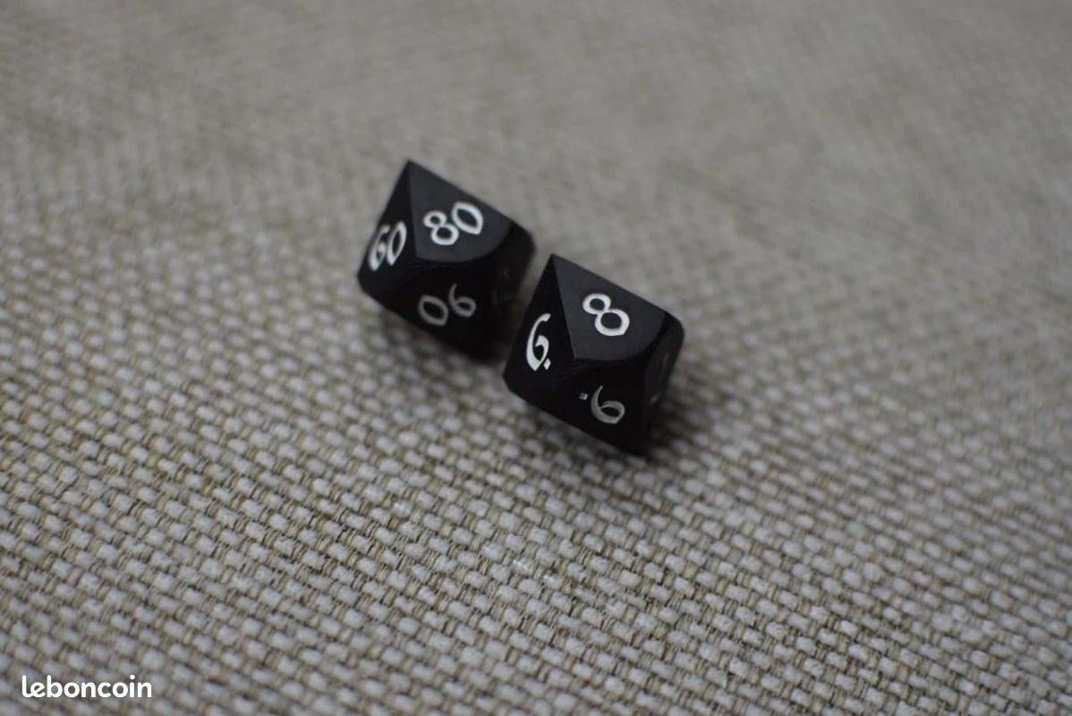Dés en Ebene véritable (JDR jeu de rôle sur table) (image 5)