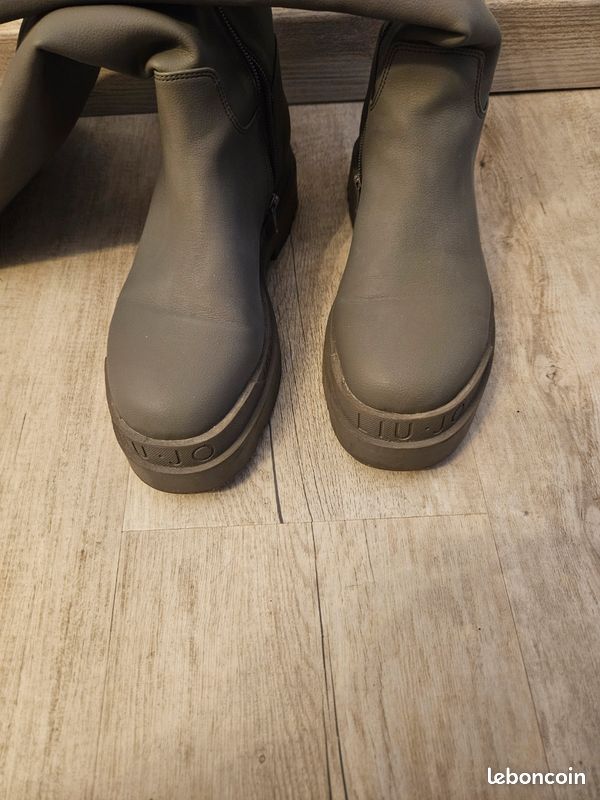 Bottes hautes Liu Jo grises taille 41 (image 5)