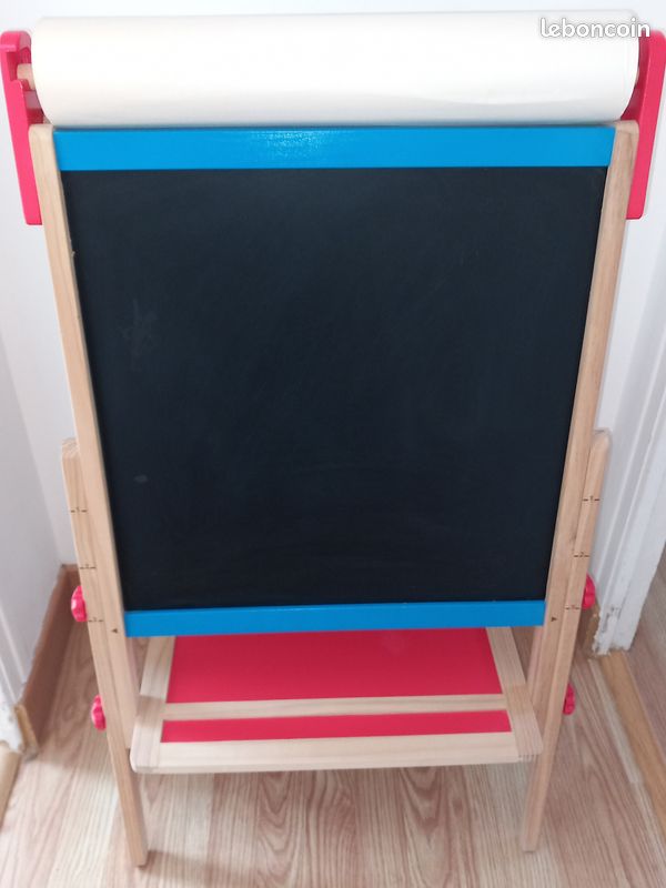 Tableau magnétique veleda + ardoise ajustable en bois (image 3)