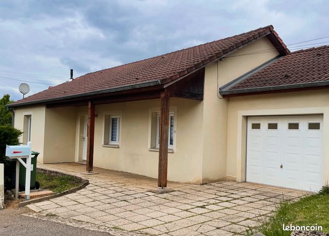 🏡 Maison plain pied meublée 2 chambres avec espace bureau dédié - À 5 min de la frontière Luxembourgeoise