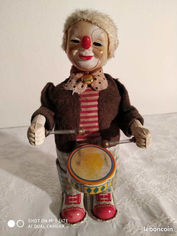 Ancien clown automate mécanique (image 1)