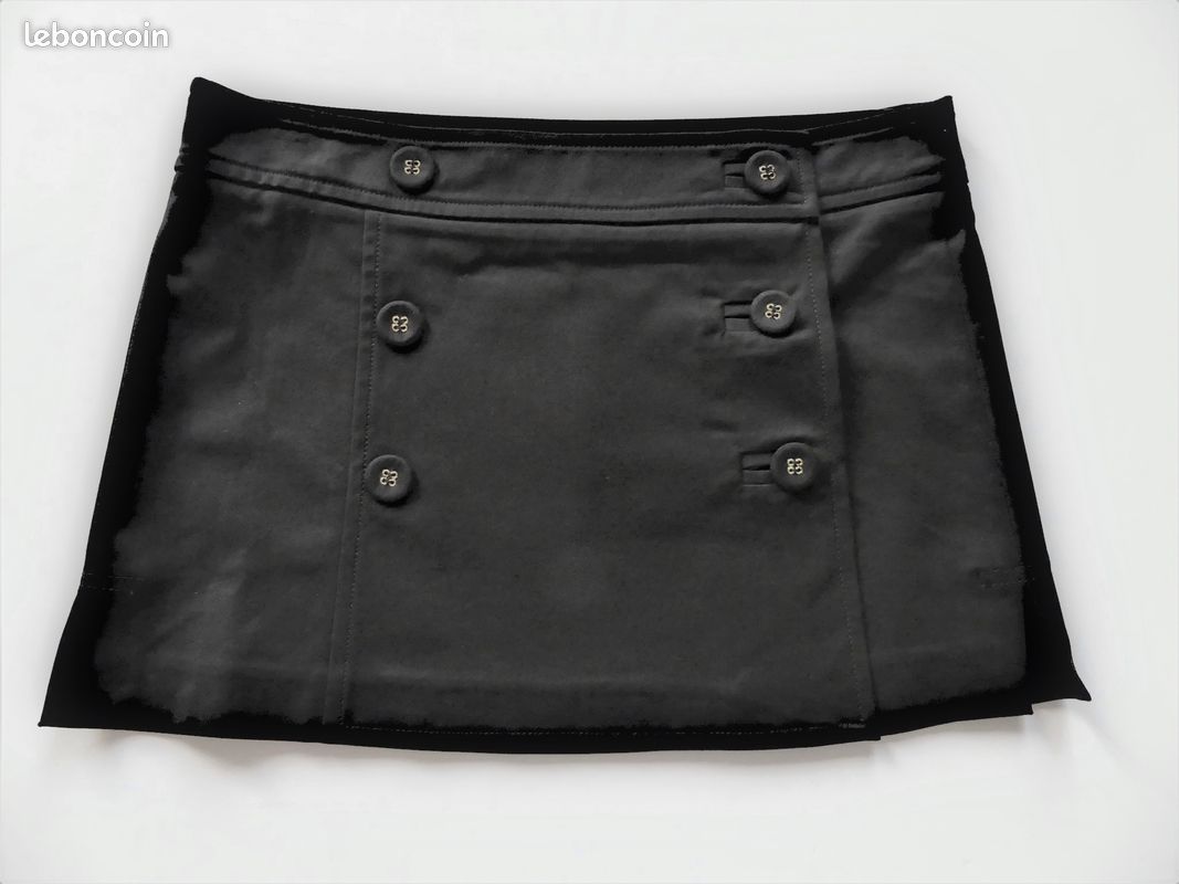Jupe Femme Apt. 9 Noire Et Dorée Métallisée - Taille 0X (Plus Size) - Mi-longue - Neuf Avec étiquettes